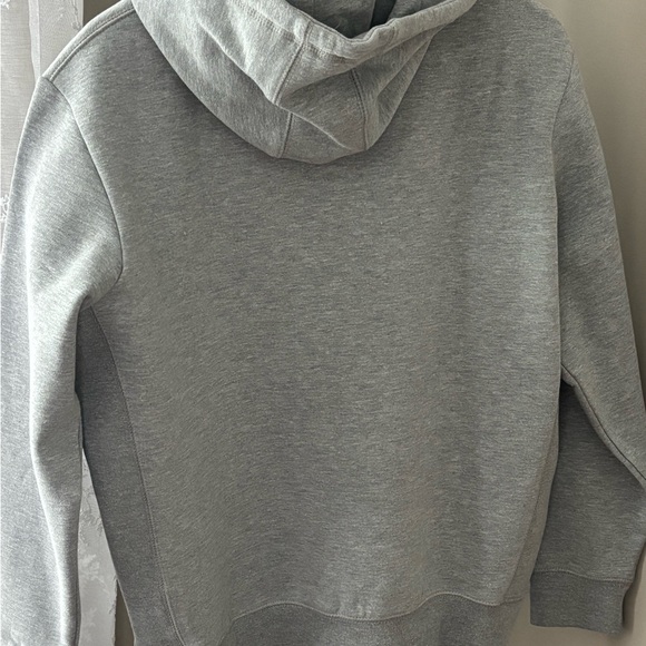 Heritage Horse Embroidered Gray Zip-Up Hoodie Organic Cotton NWT Size L - Picture 5 of 5
